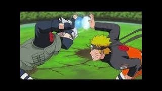 Naruto aprende El rasen shuriken Kakashi Rasengan vs Naruto Rasen shuriken [upl. by Earley]