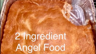 ANGEL FOOD CAKE  2 INGREDIENT [upl. by Adel]