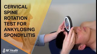 Cervical Spine Rotation Test for Ankylosing Spondylitis [upl. by Favata]