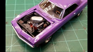 1969 Camaro Z28 Model Kit Build 125 Scale by Revell [upl. by Atokad]