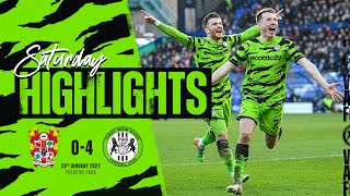 HIGHLIGHTS  Tranmere Rovers 04 Forest Green [upl. by Thirzia108]