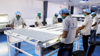 Solar Panel Manufacturing Process  Bluebird Solar [upl. by Acisse614]