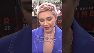 Florence Pugh at Oppenheimer press event  London Live [upl. by Louanna389]