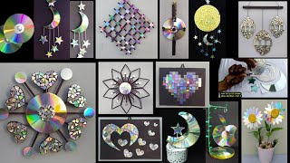 14 diy home decorations ideas by old cd  weast cd tutorial home decor idea [upl. by Plume930]