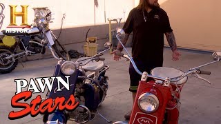 Pawn Stars Cushman Scooters  History [upl. by Oly804]