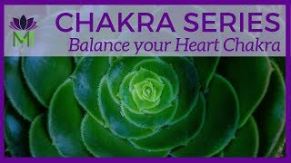 Balance Your Heart Chakra Energy Guided Meditation [upl. by Selby]