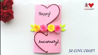 Beautiful Handmade Anniversary Card Idea  DIY Greeting Cards for Anniversary [upl. by Merwyn]