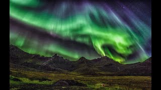 Real Sound of Northern Lights Aurora Borealis [upl. by Rhynd]