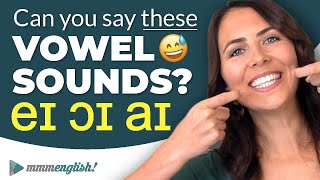 Pronunciation Practice 👄 Difficult Vowel Sounds DIPHTHONGS [upl. by Dviad]