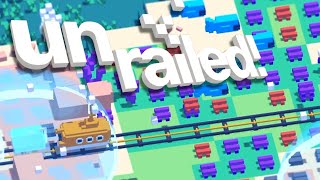 AN UNDERWATER TRAIN  UNRAILED 4 Player Gameplay [upl. by Sibylle153]