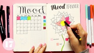 How To Create A Mood Tracker In Your Bullet Journal  Plan With Me [upl. by Adriano]