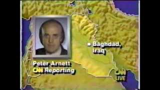 Operation Desert Storm  CNN Live News Coverage  Part 1 [upl. by Gonzales]