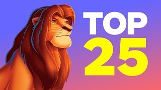 Top 25 Best Disney Animated Movies [upl. by Atiuqram]