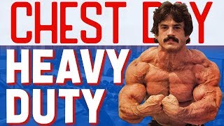 Mike Mentzer  Chest Workout  Heavy Duty Series [upl. by Sinegold]