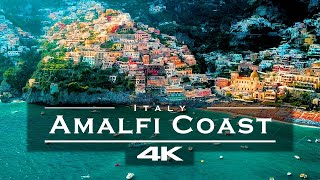 Amalfi Coast Italy 🇮🇹  by drone 4K [upl. by Olegnaid]