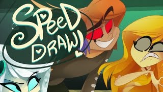 SPEED DRAW Stupid ZoophobiaVivziepop [upl. by Varien327]