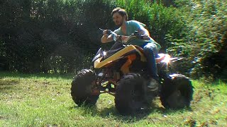 Quad ATV 200cc  Fun Riding around [upl. by Seiber]