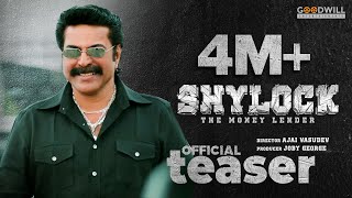 Shylock Official Teaser  Mammootty  Ajai Vasudev  Gopi Sundar  Goodwill Entertainments [upl. by Airtemad]