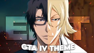 Aizen x Urahara  GTA IV Theme Edit [upl. by Yrahca]