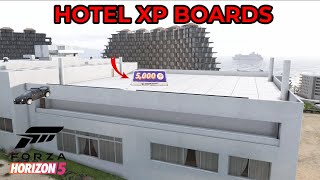 Forza Horizon 5  How To Get The 2 Hotel XP Boards  Guide [upl. by Linea74]